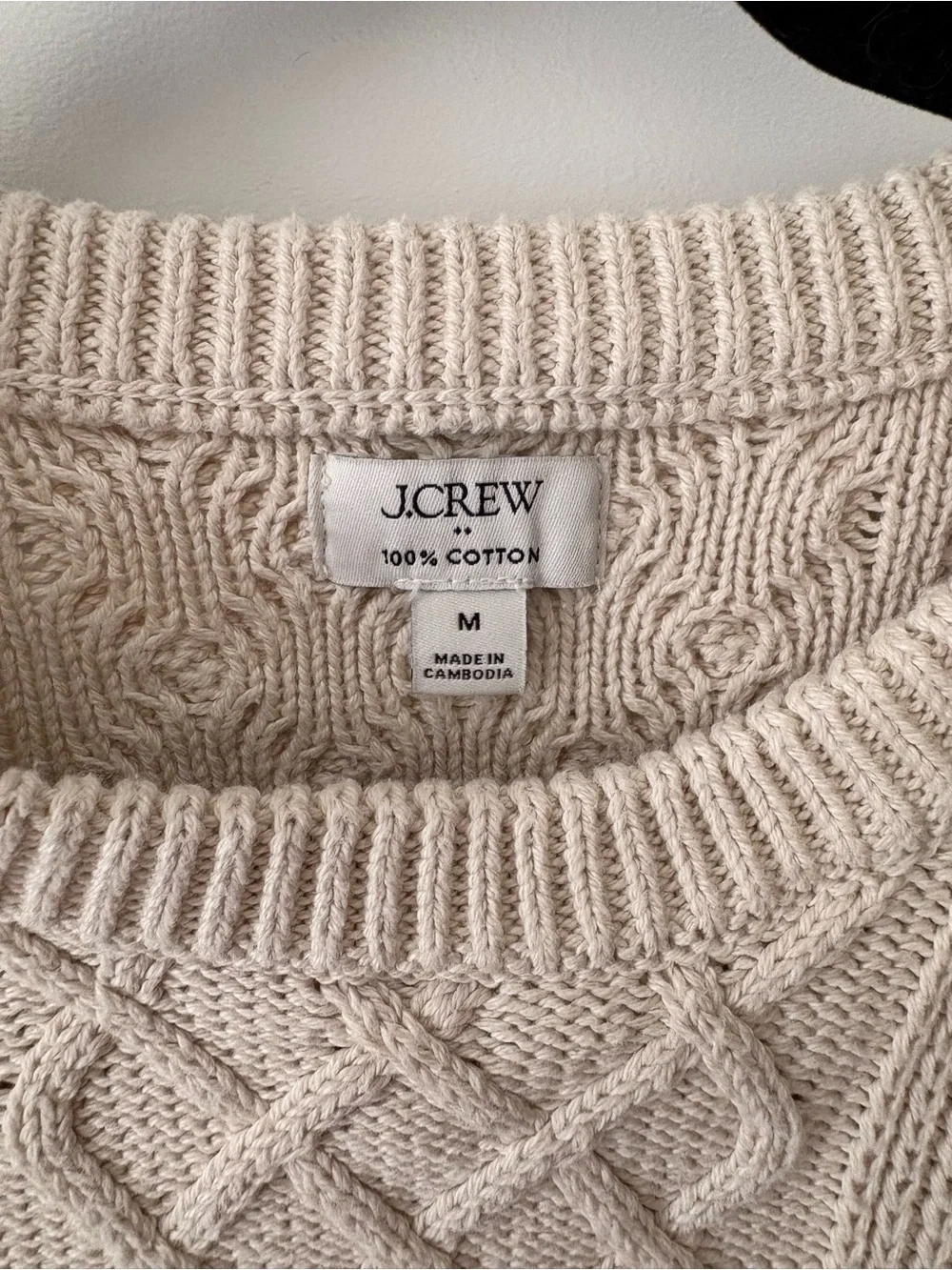 J. Crew 100% cotton